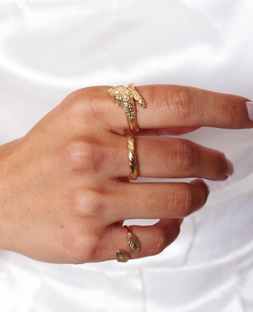 Anel Serpente - Ouro