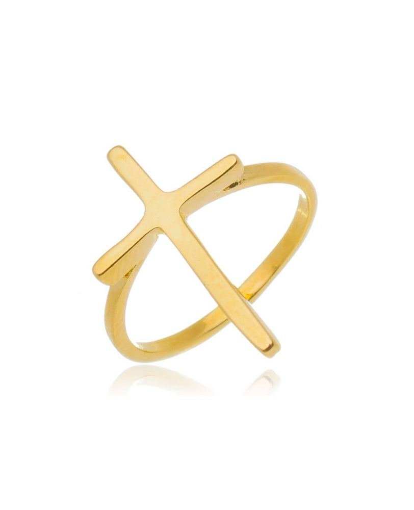 Anel Religioso Fabiana - Ouro