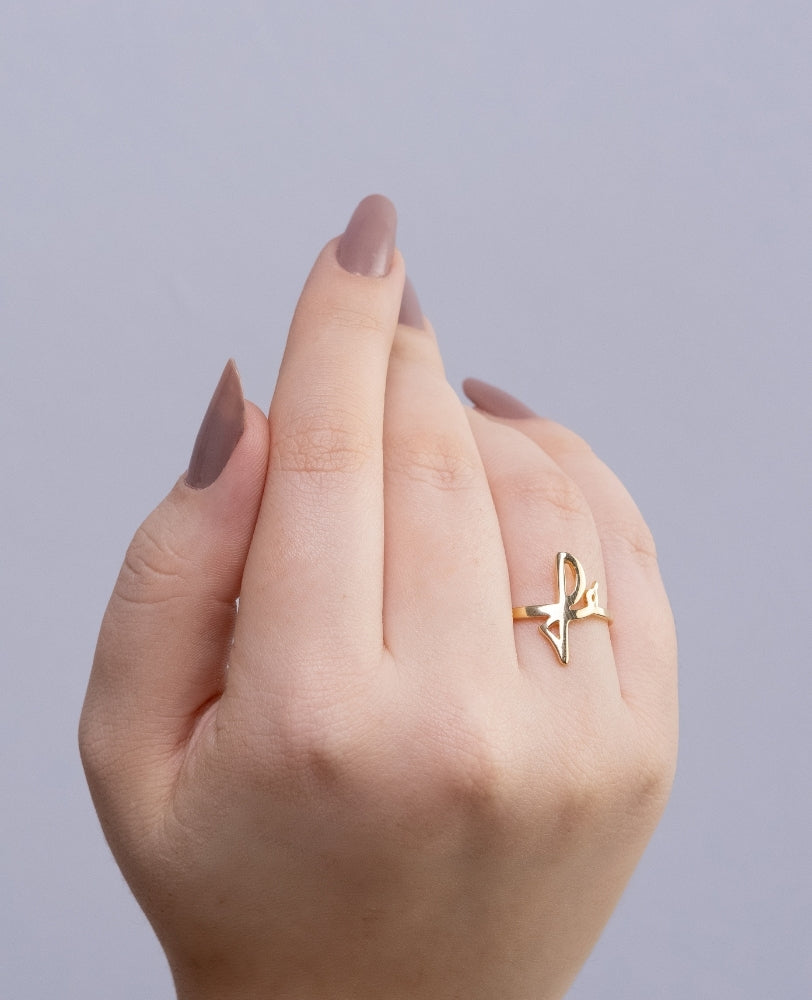 Anel Marcela Fé - Ouro