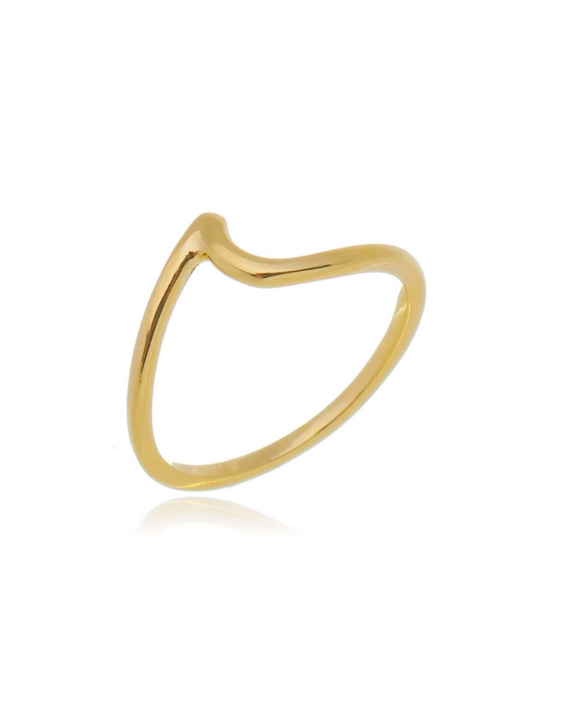 Anel Luciana Onda - Ouro