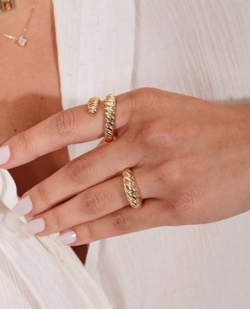 Anel Camila Croissant - Ouro