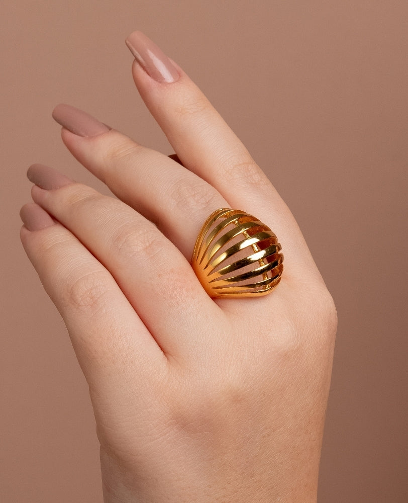Anel Maximalista Jô - Ouro
