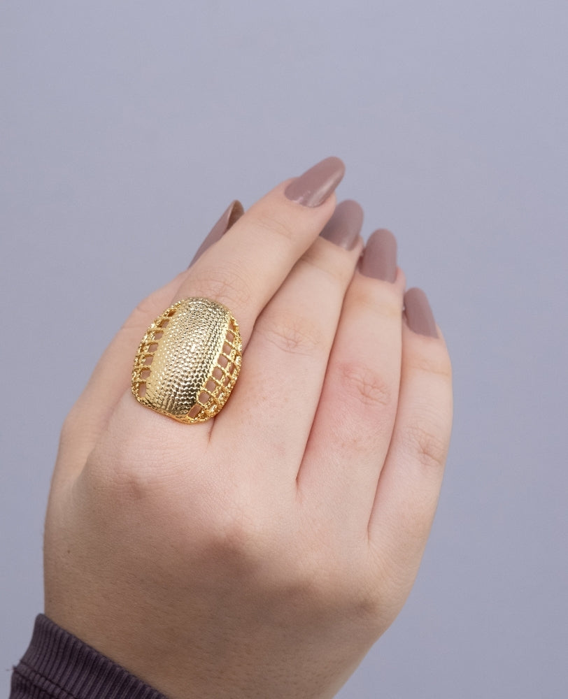 Anel Maximalista Isadora - Ouro