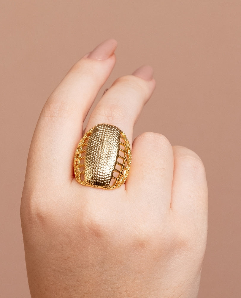 Anel Maximalista Isadora - Ouro
