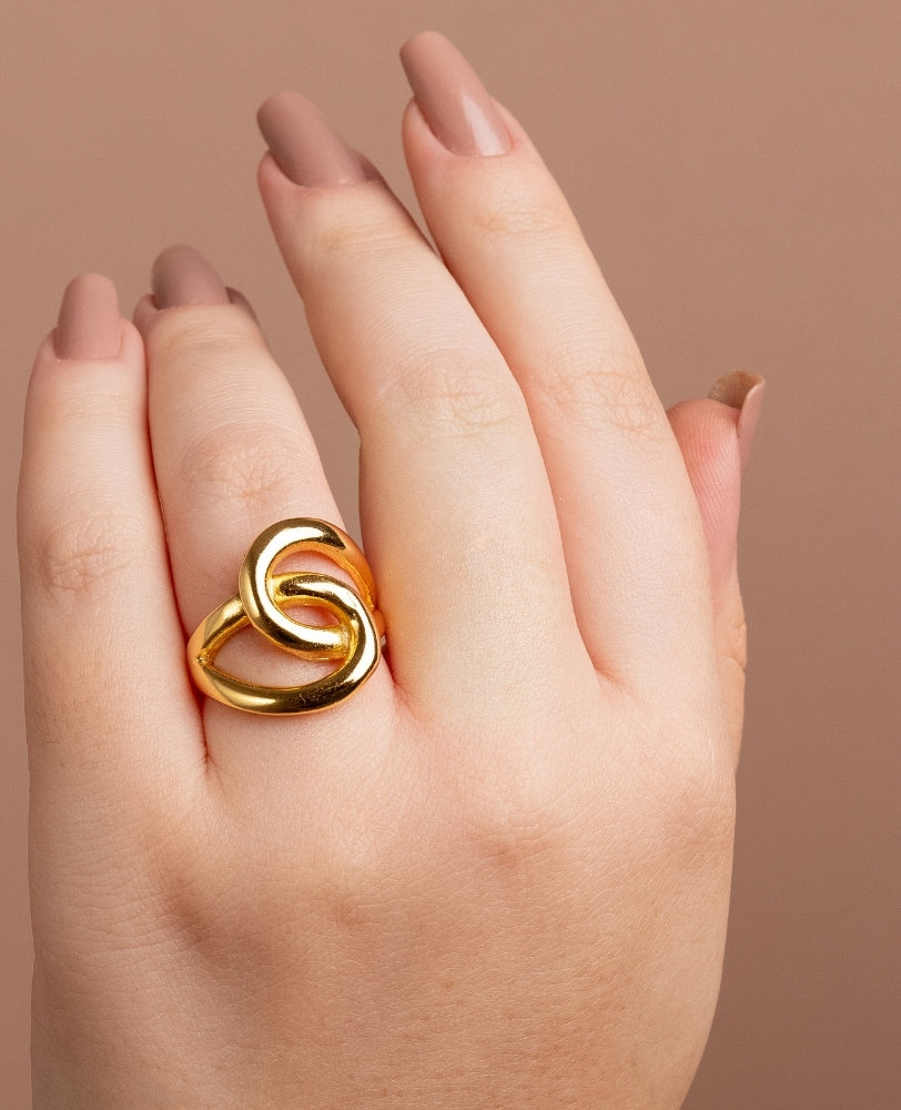 Anel Alessandra Elos - Ouro